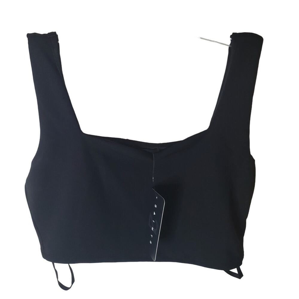 21 Saints Black Crop Top, NWT, Large